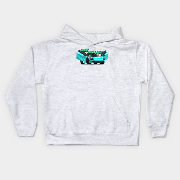 720s Baby Car Kids Hoodie by LpDesigns_